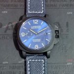 Copy Panerai PAM1664 Luminor Marina Carbotech Textile Strap watch 44mm
